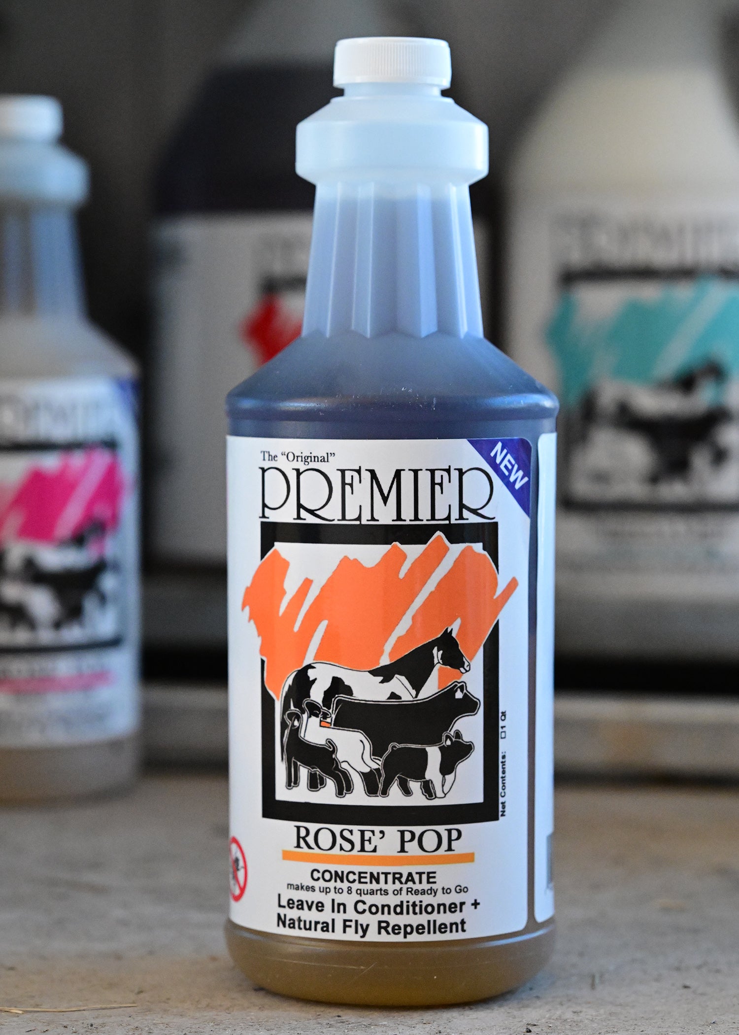 Rose Pop Conditioner/Fly Repellent 1 Quart Concentrate